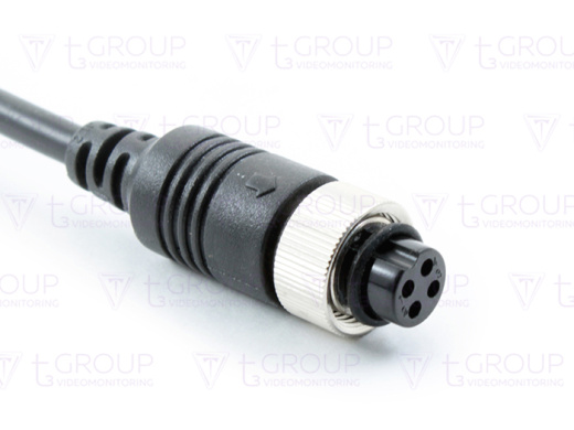 Кабель 4pin(мама) — 1bnc+2rca+1power 0,2m