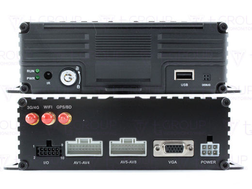 Автомобильный видеорегистратор CARVIS MD-428HDD, 8 каналов