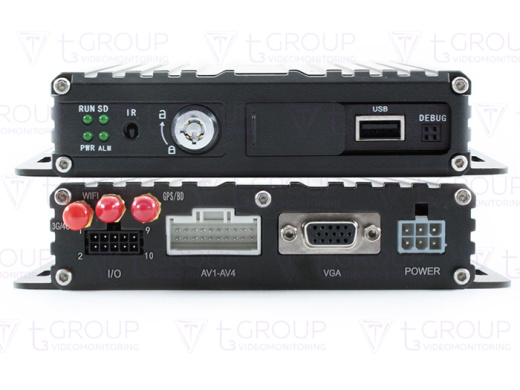 Разъемы видеорегистратора CARVIS MD-314SD