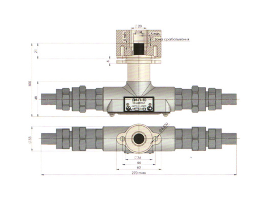 Датчик приближения ДИ-П с интерфейсом RS-485